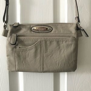 Beige Rossetti Crossbody Bag